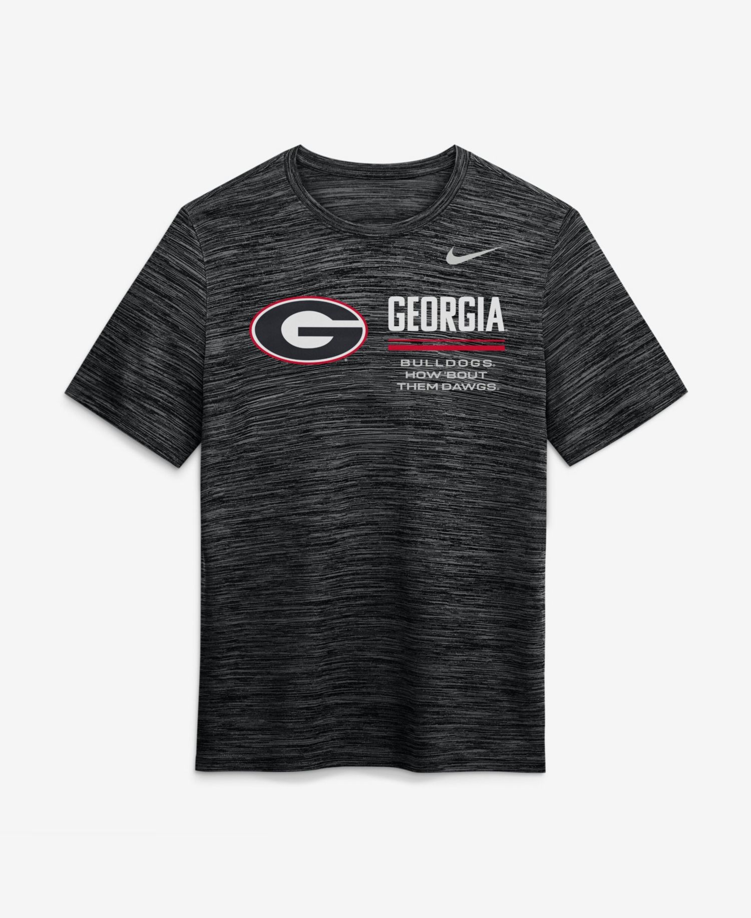 Men's Black Georgia Bulldogs Sideline Velocity Dri-FIT T-Shirt