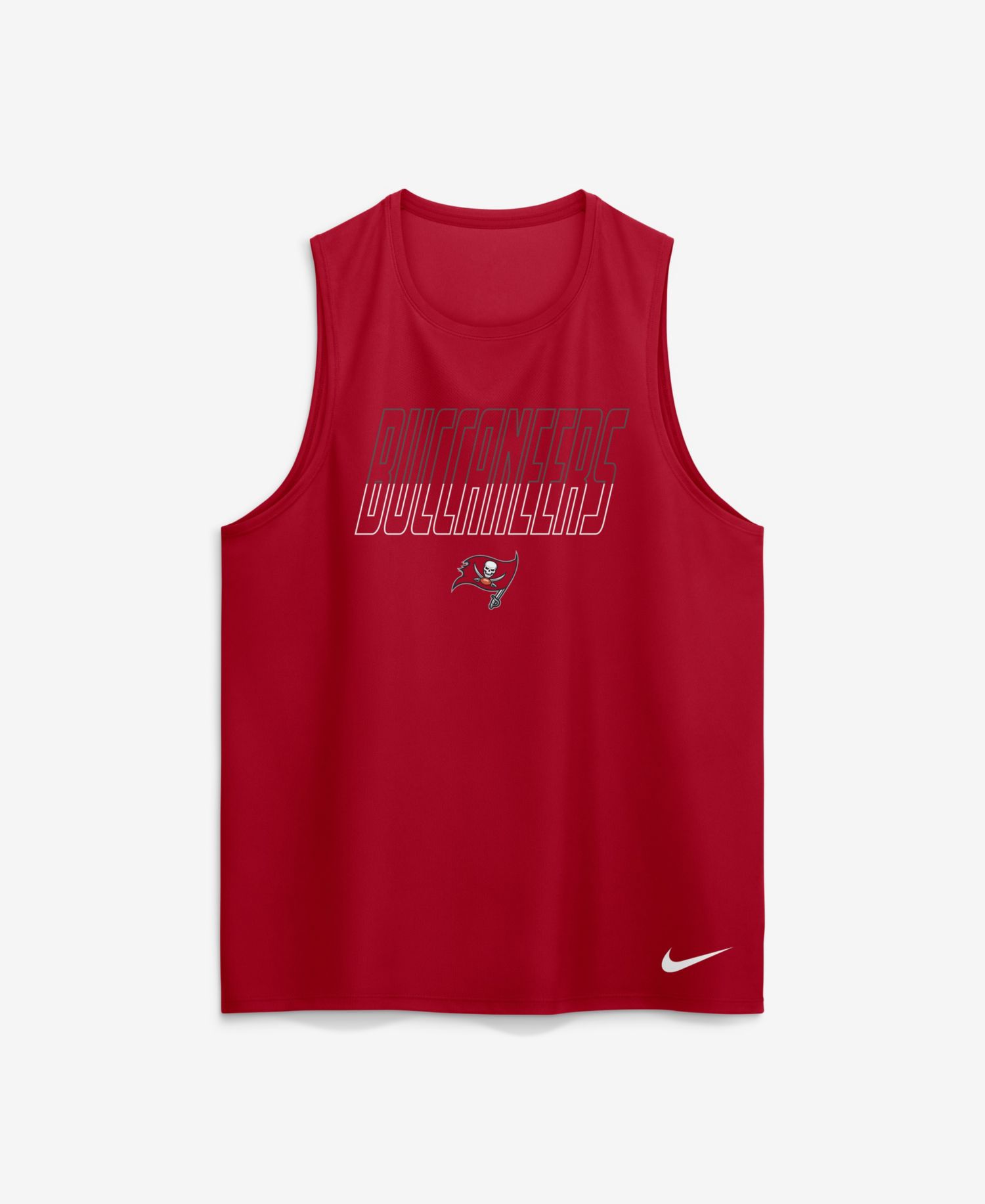 Men's Red Tampa Bay Buccaneers Kickoff Miler Dri-FIT Tank&iquest; Top
