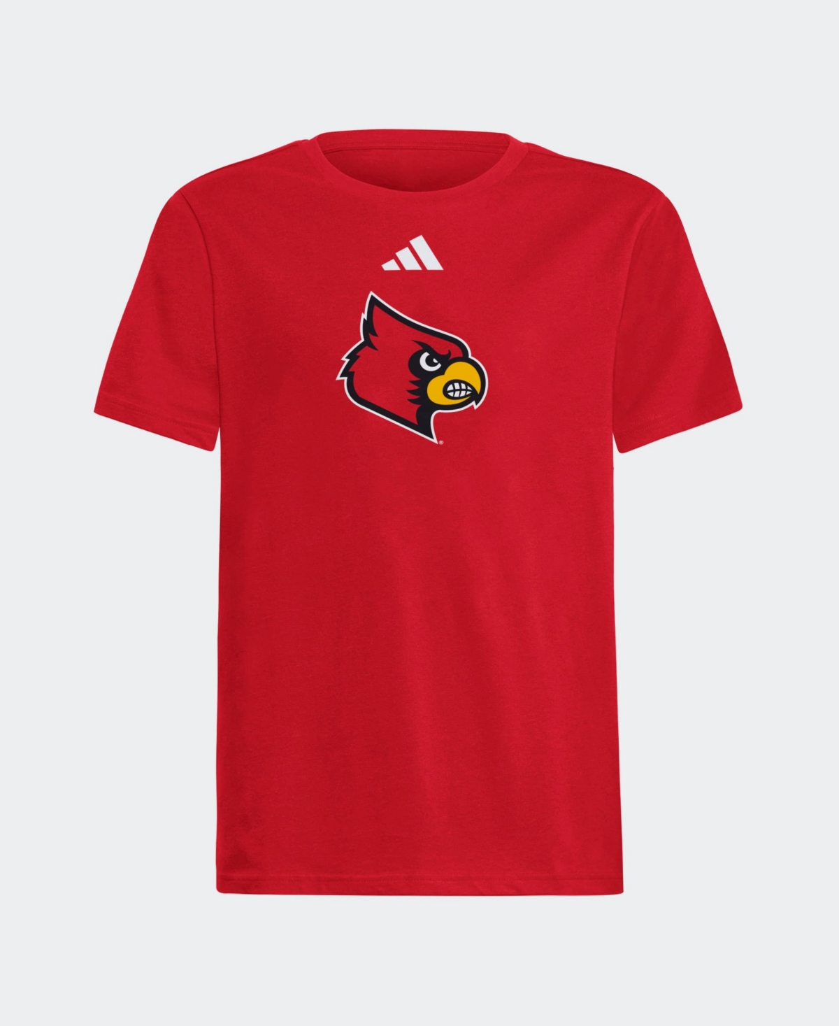 adidas Big Boys and Girls Red Louisville Cardinals Fresh T-Shirt