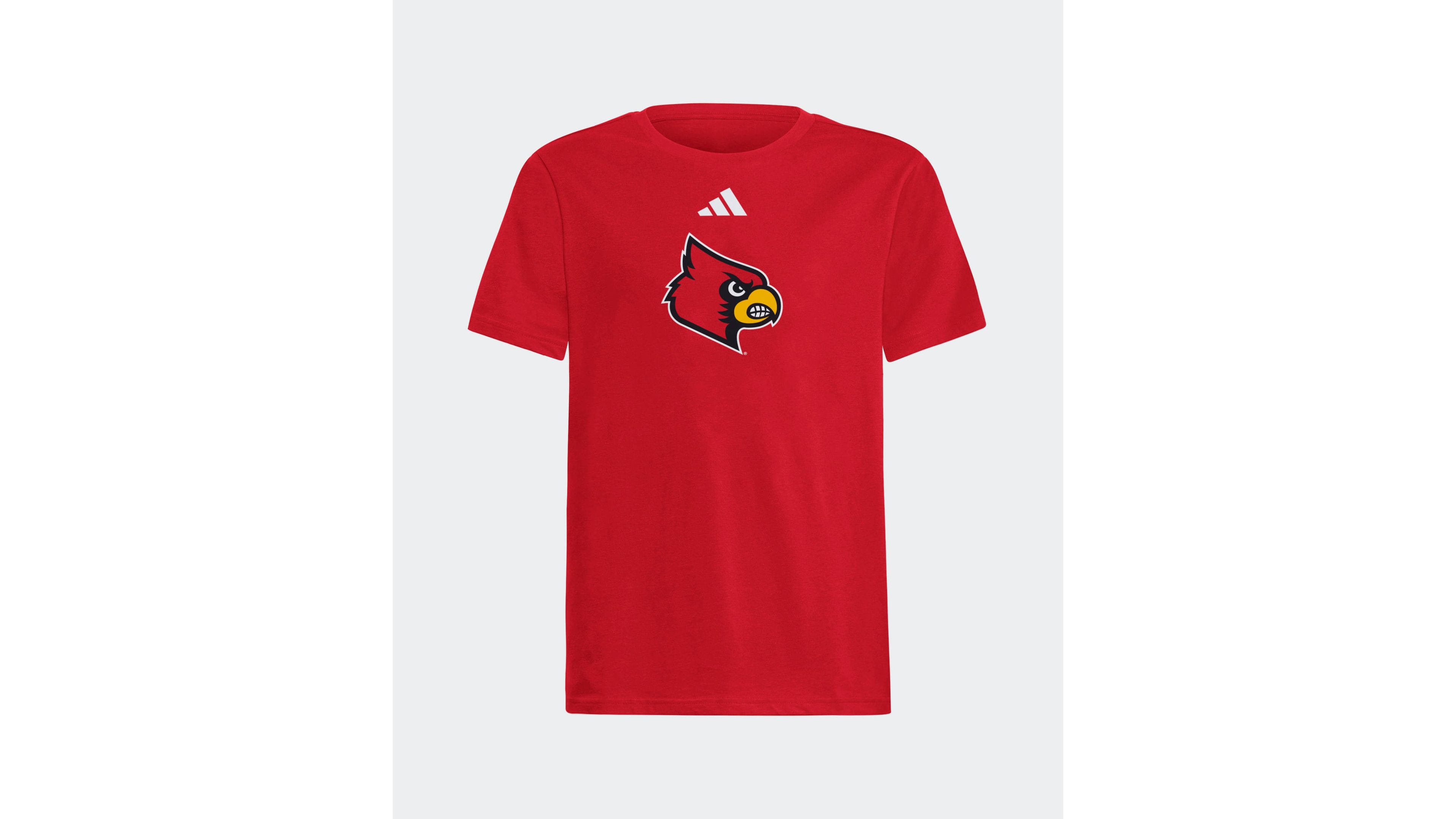adidas Big Boys and Girls Red Louisville Cardinals Fresh T-Shirt