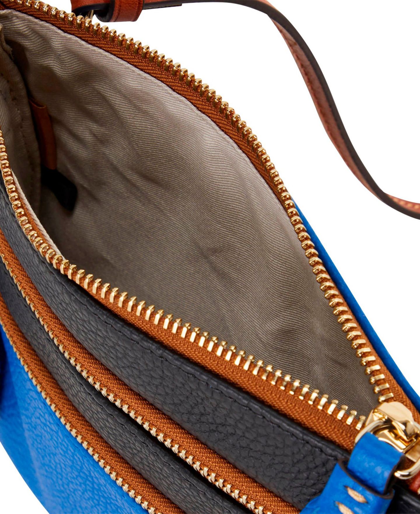 Женская сумка Dooney & Bourke Carolina Panthers Infield Triple Zip Crossbody Purse — фото 2