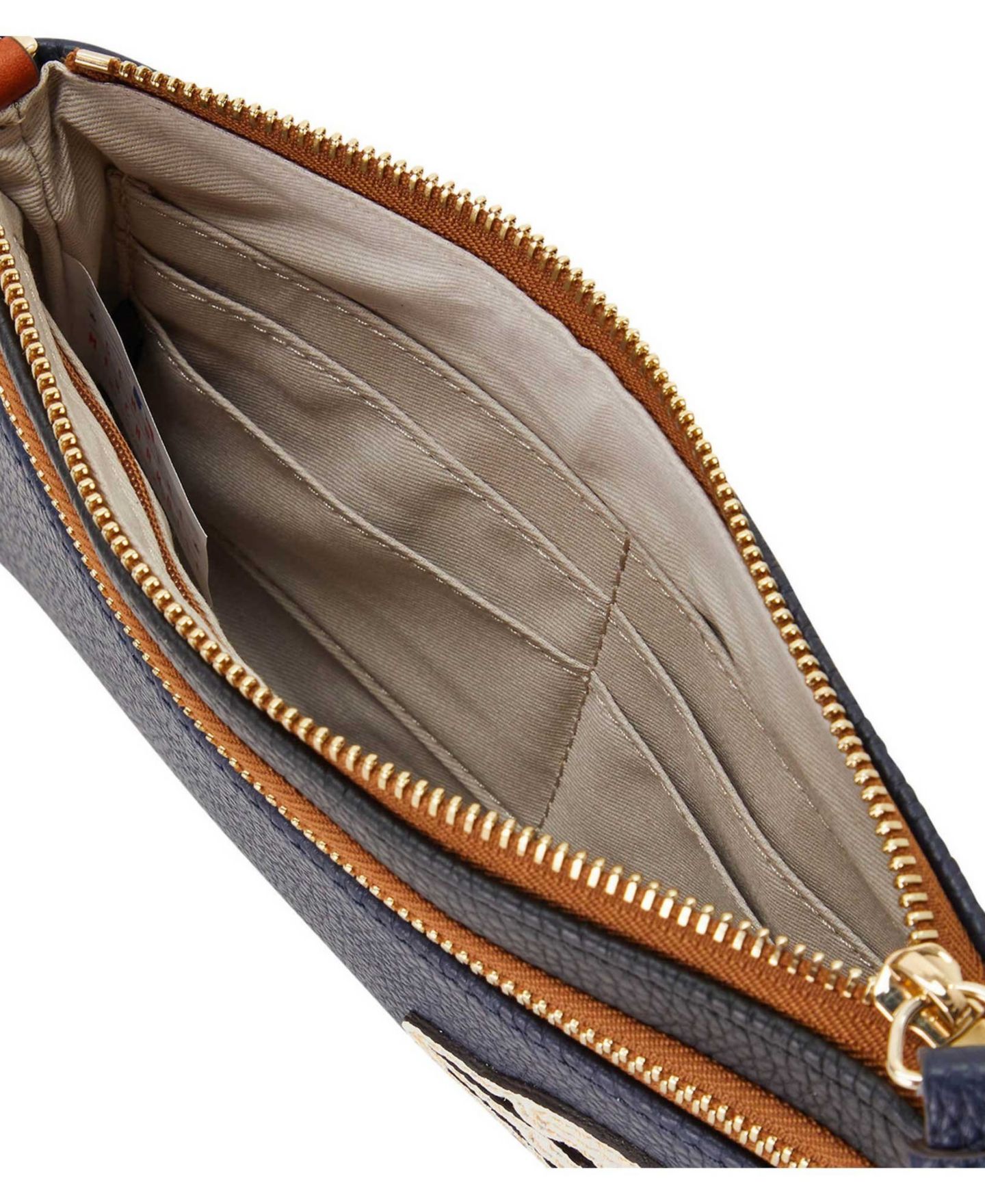 Женская сумка Dooney & Bourke Toronto Blue Jays Infield Double-Zip Wristlet — фото 2
