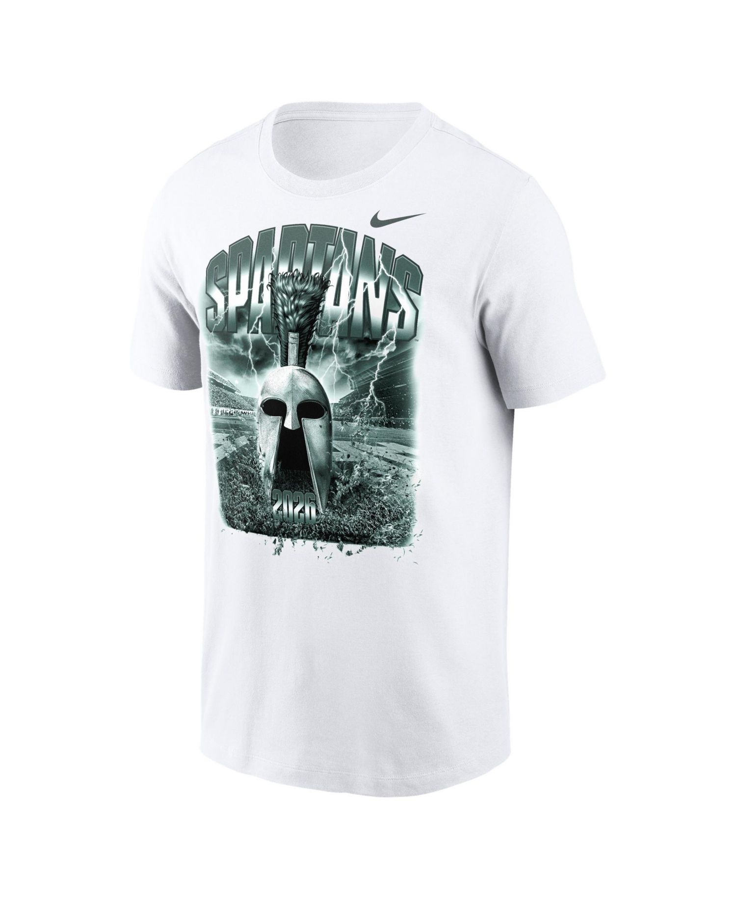 Men's White Michigan State Spartans 2026 Fury T-Shirt