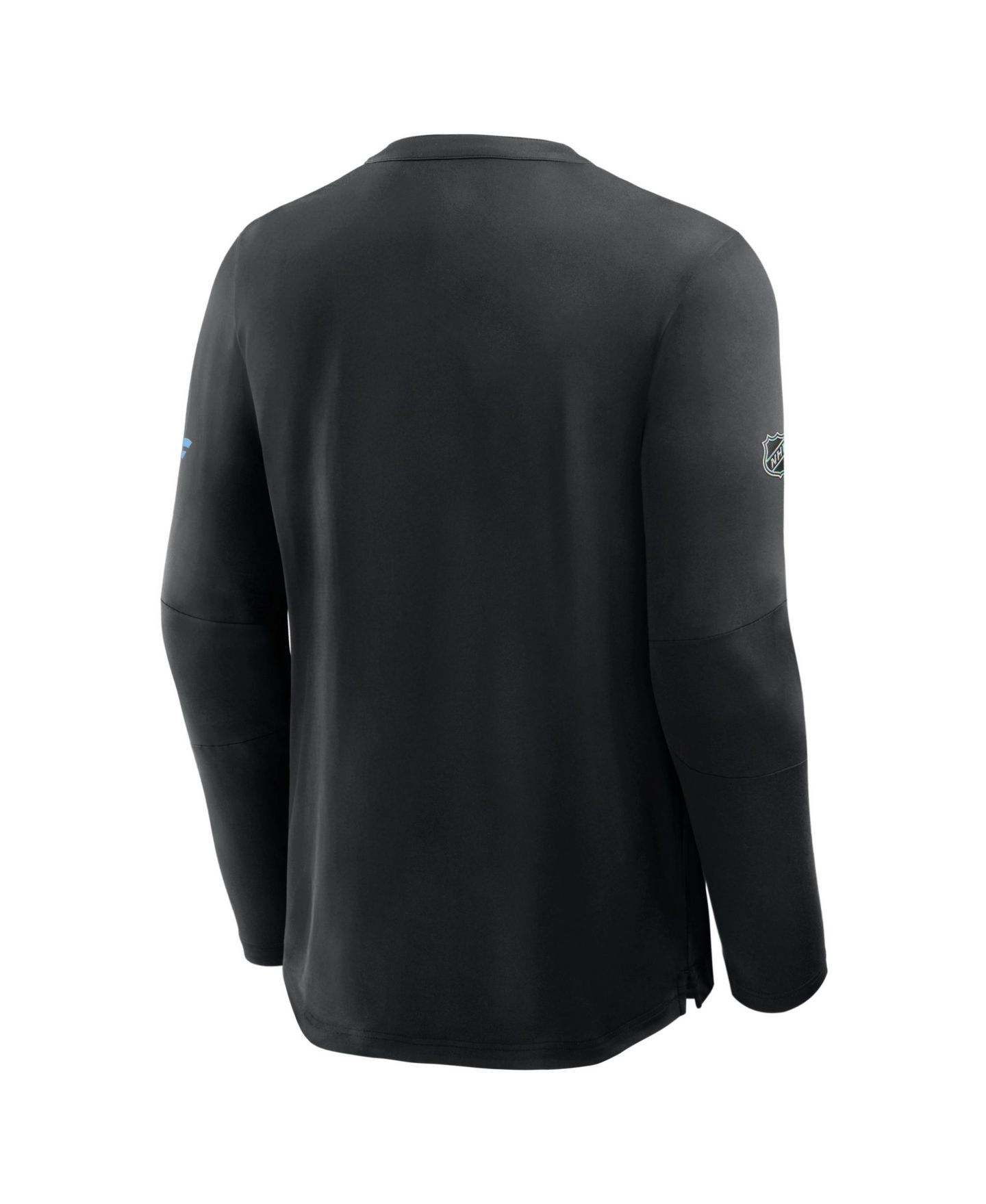 Мужская футболка Fanatics Black Utah Mammoth Authentic Pro Rink Tech Long Sleeve — фото 6