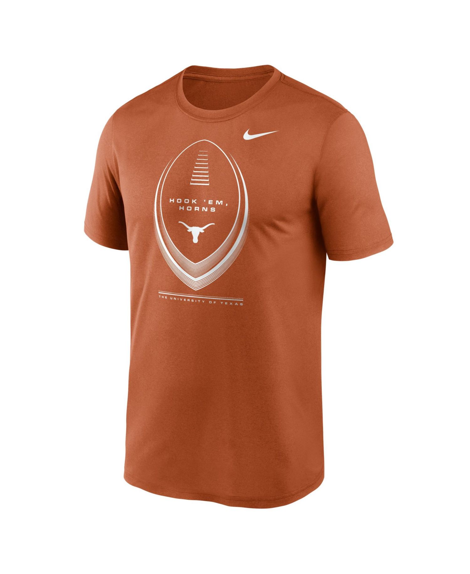 Men's Texas Orange Texas Longhorns Primetime Legend Football Icon Dri-FIT T-Shirt