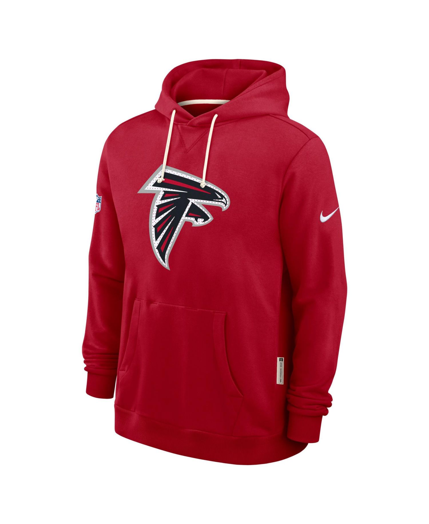 Men's Red Atlanta Falcons Sideline Standard Issue Initial Home Dri-FIT Hoodie