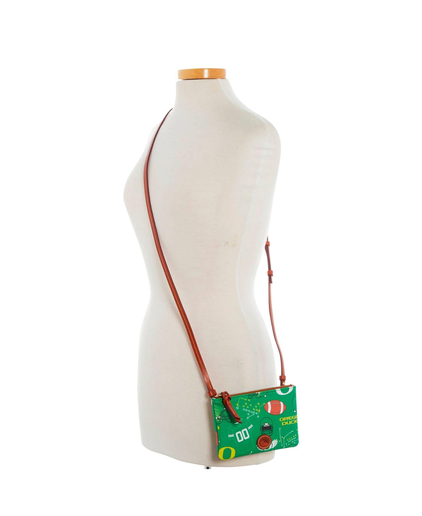 Женская сумка Dooney & Bourke Oregon Ducks Top Zip Crossbody Purse — фото 3