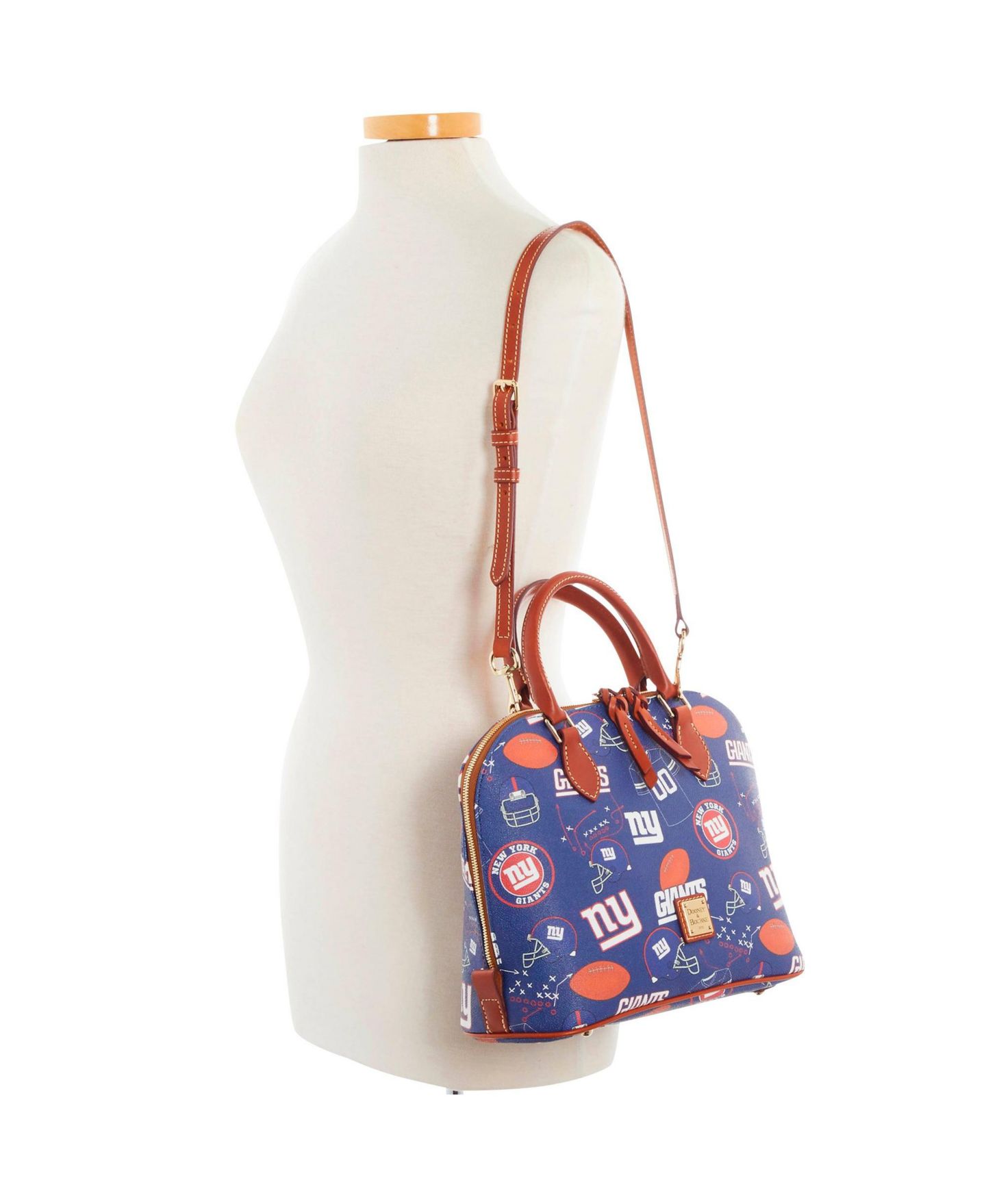 Женская сумка Dooney & Bourke New York Giants Game Day Zip Satchel — фото 3