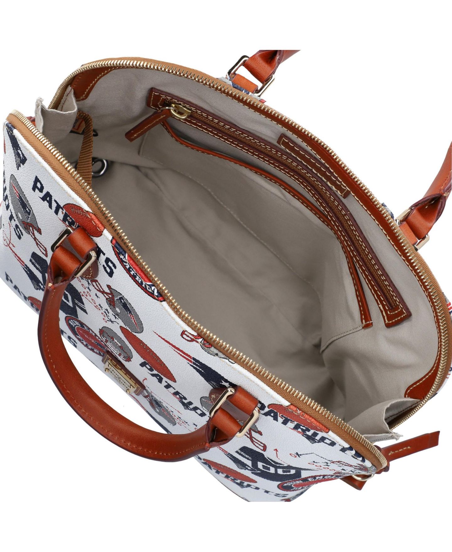Женская сумка Dooney & Bourke New England Patriots Gameday Zip Satchel — фото 2