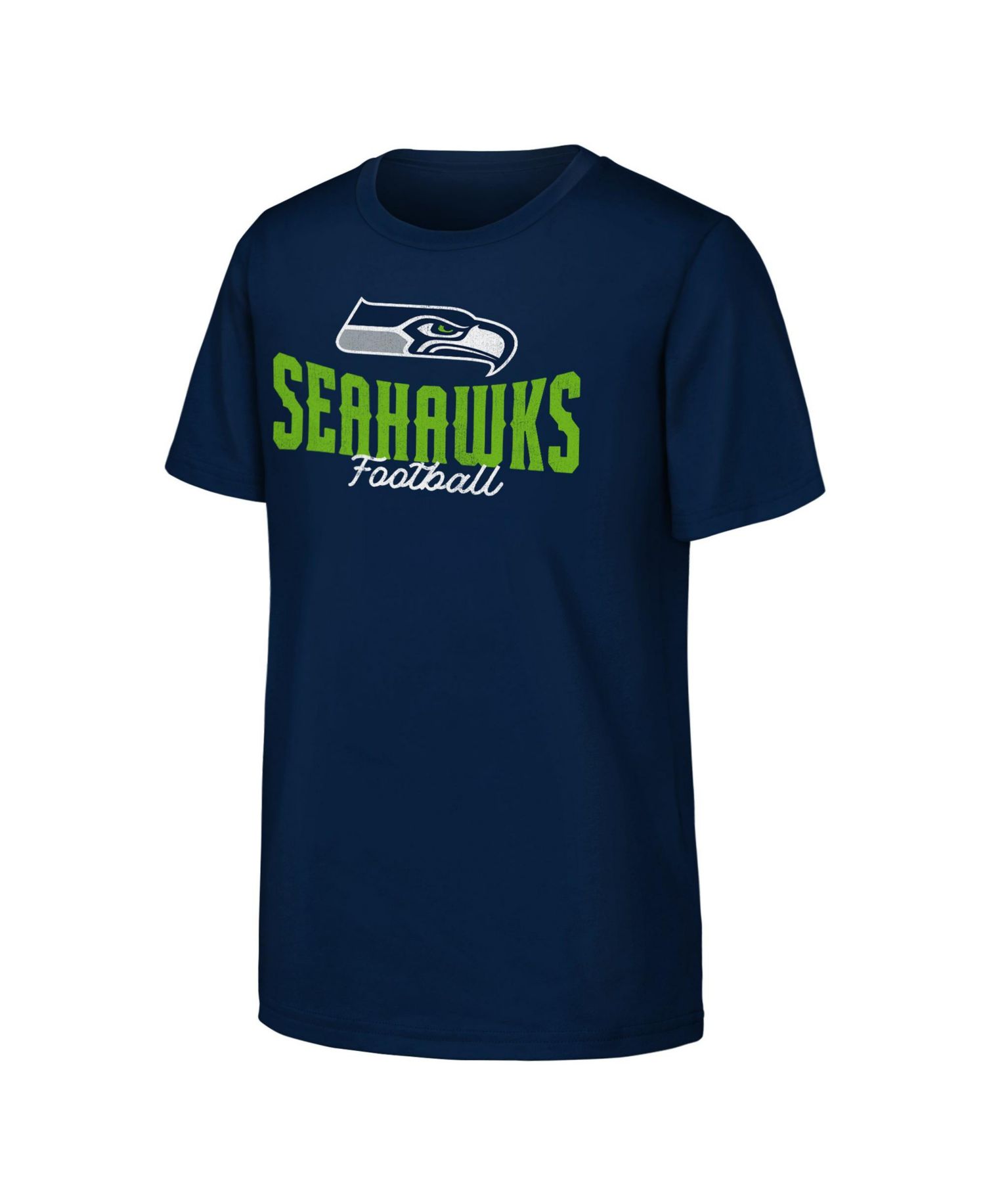 Big Boys and Girls College Navy Seattle Seahawks Top Pick T-Shirt