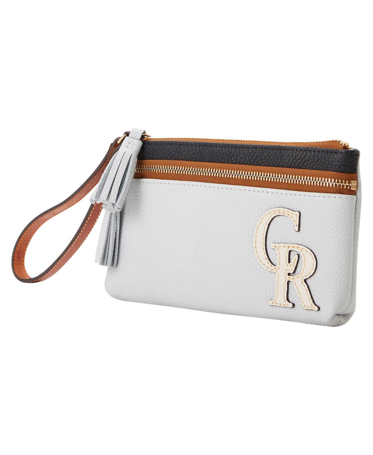 Женская сумка Dooney & Bourke Colorado Rockies Infield Double-Zip Wristlet — фото 1