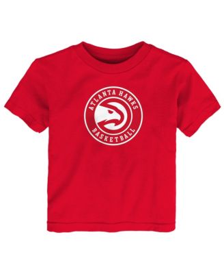 Toddler  Red Atlanta Hawks Primary Logo T-Shirt