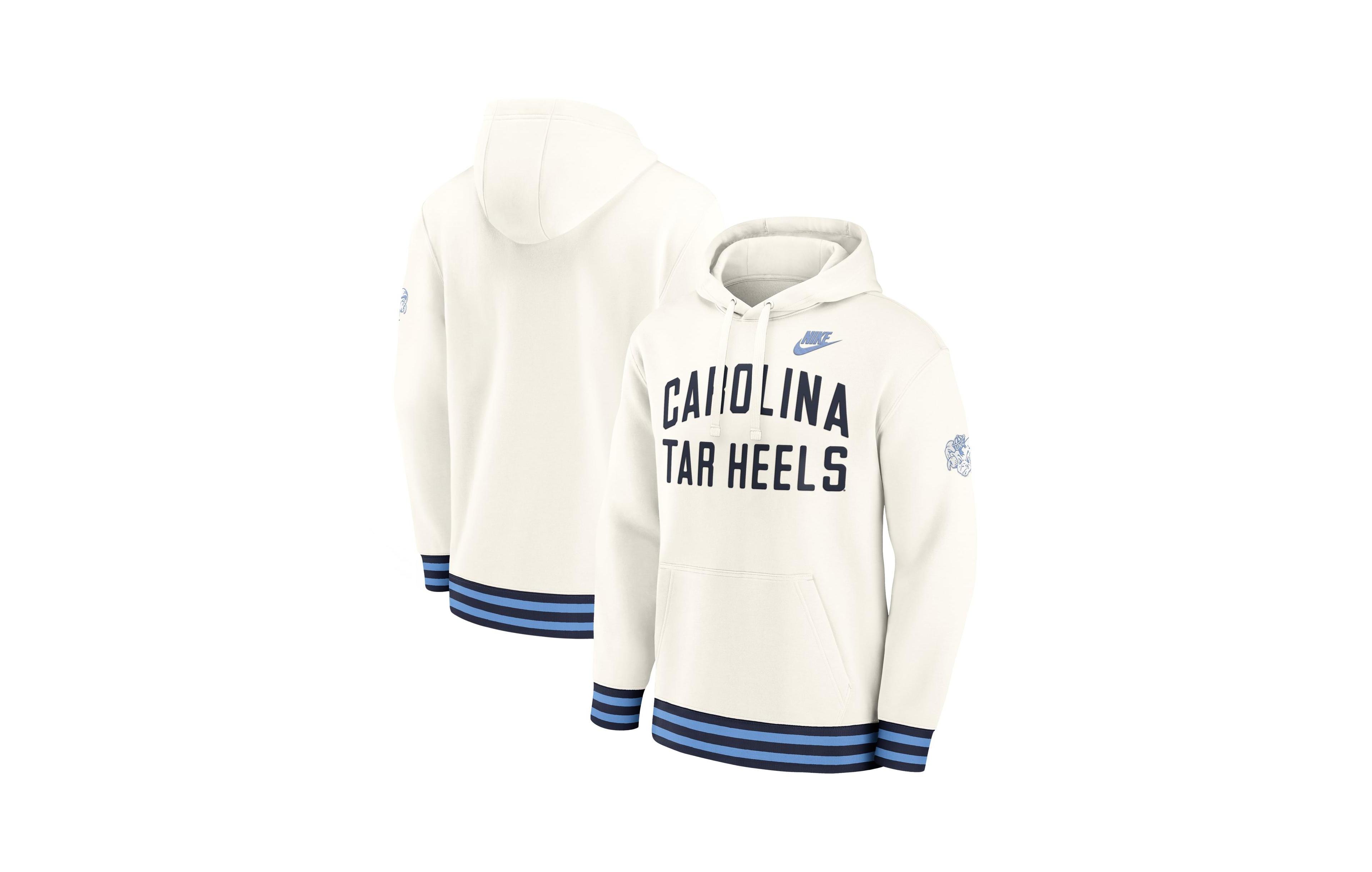 Nike Men's Cream North Carolina Tar Heels Legacy Retro Pullover Hoodie