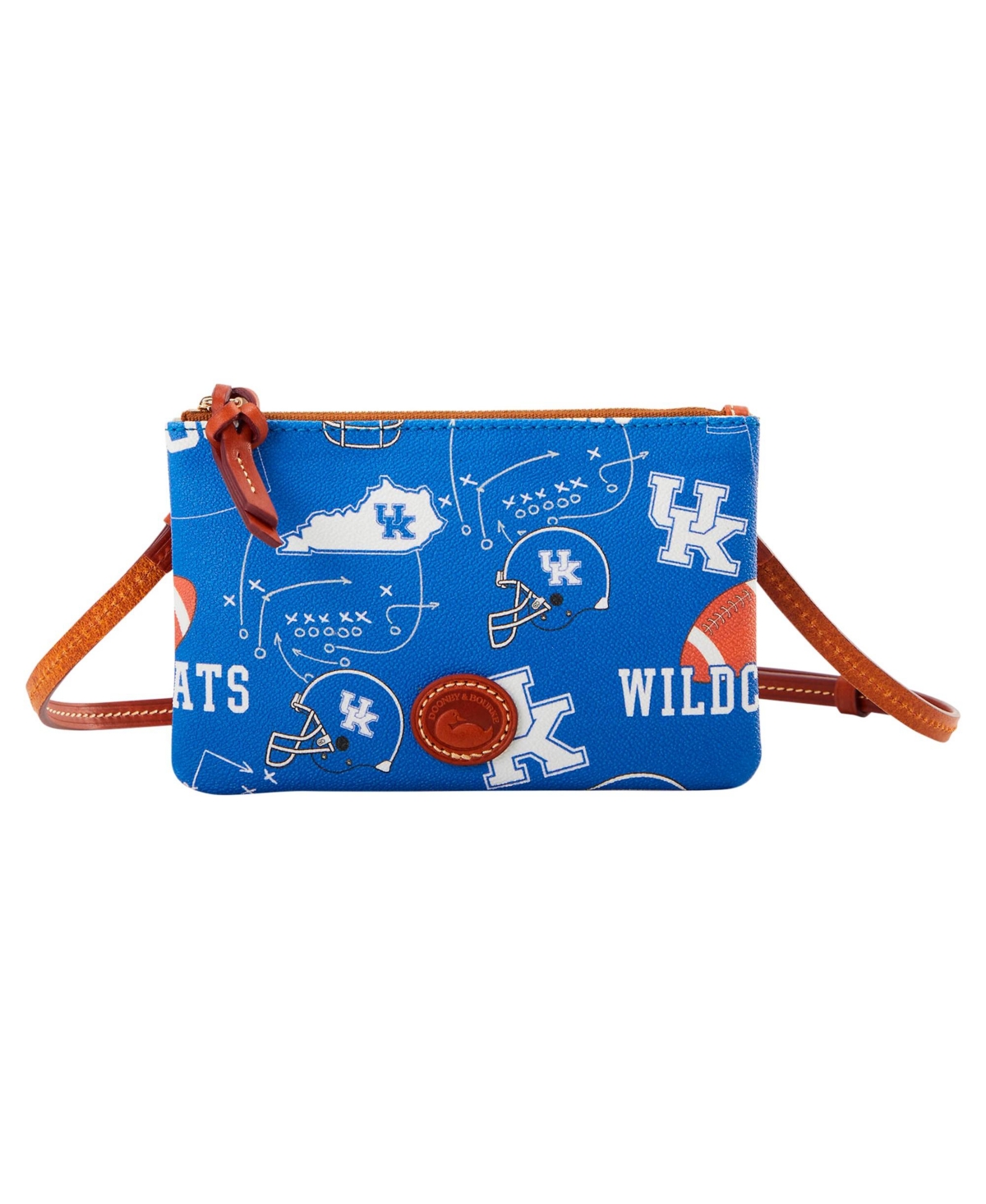 Dooney & Bourke Dooney Bourke Kentucky Wildcats Top Zip Crossbody Purse