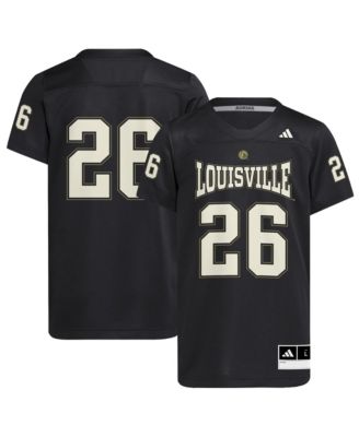 Big Boys and Girls #26 Black Louisville Cardinals For the Ville Strategy Football Jersey