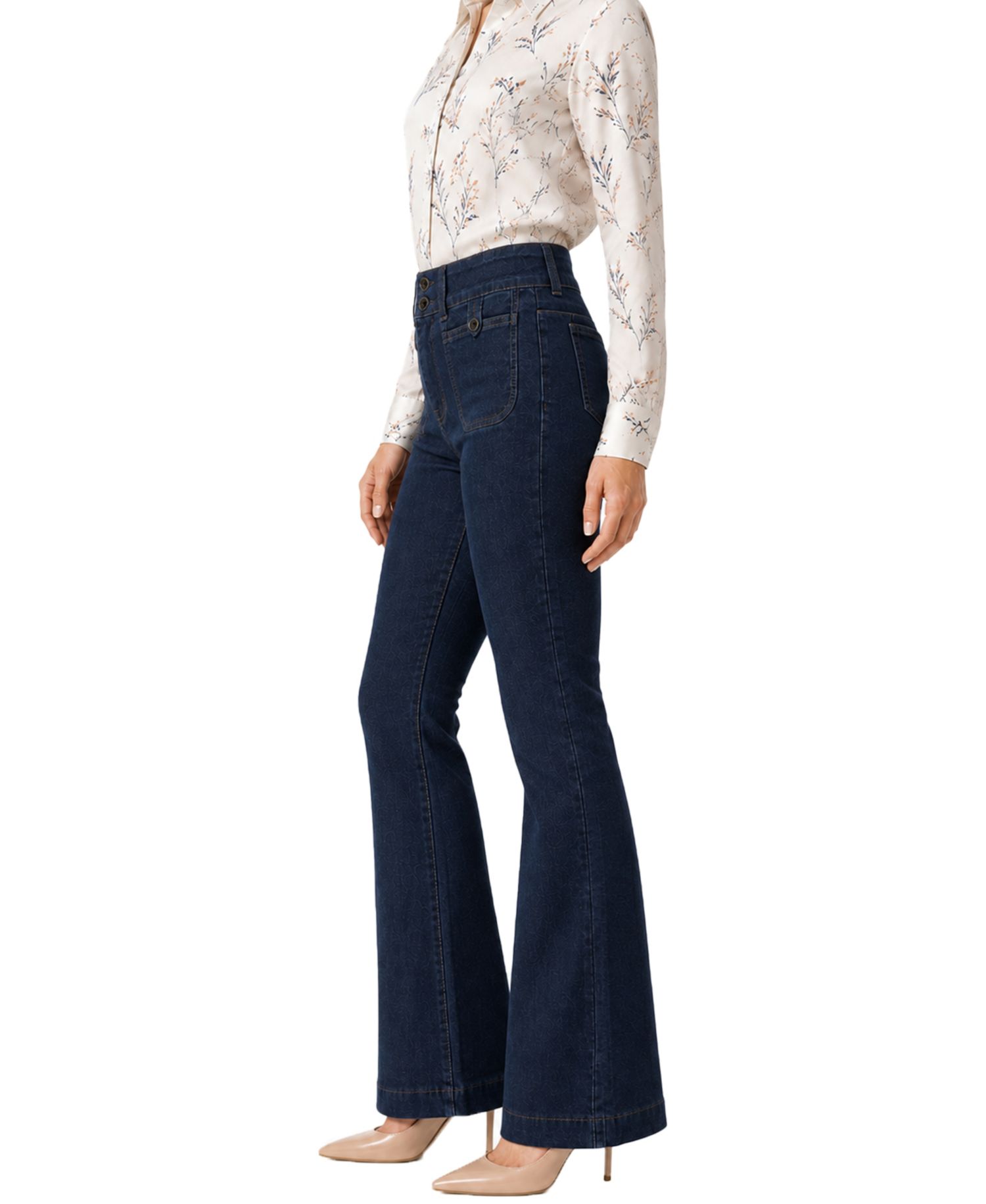 Women's High-Rise Tummy Tuck Bootcut Jeans