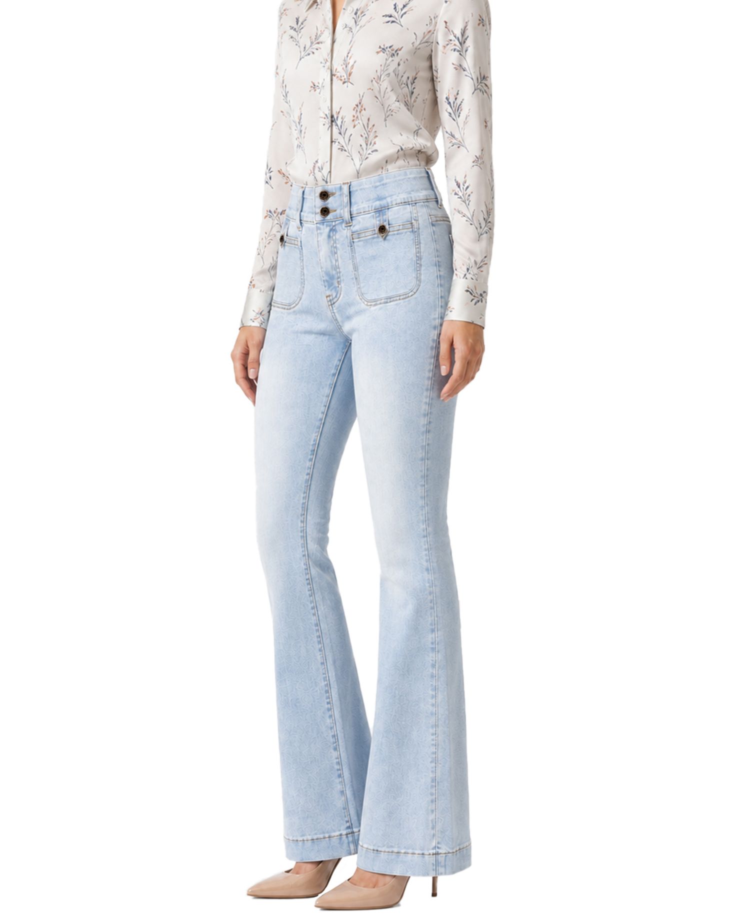 Women's High-Rise Tummy Tuck Bootcut Jeans