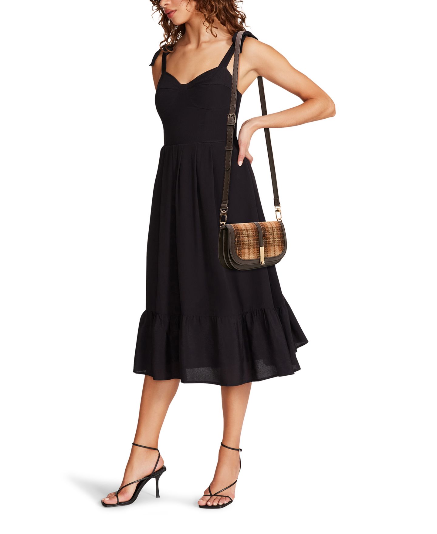Женский клатч Anne Klein Small Evening Crossbody Clutch Handbag, цвет: Рыжевато-коричневый — фото 6