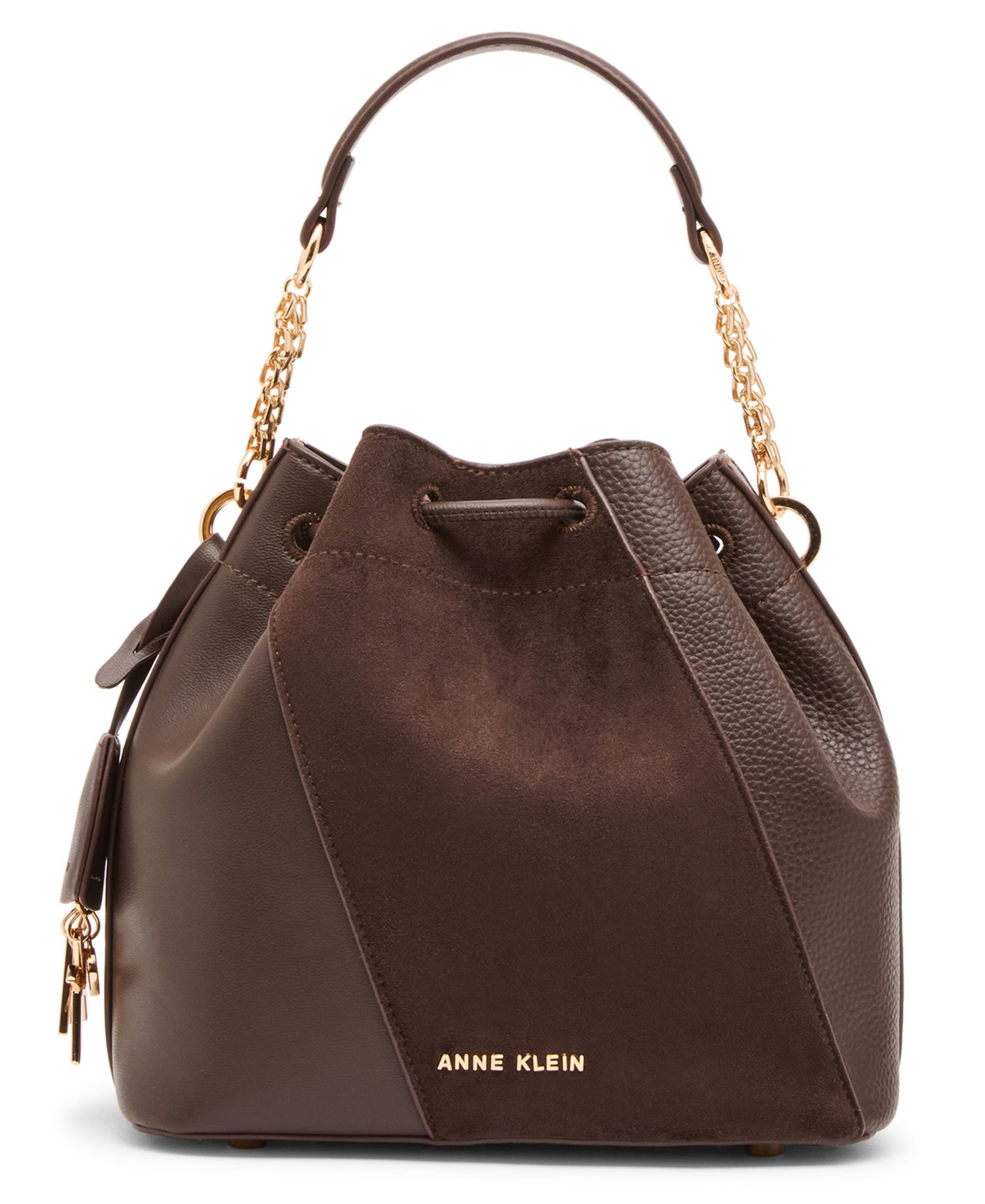 Convertible Strap Small Bucket Handbag