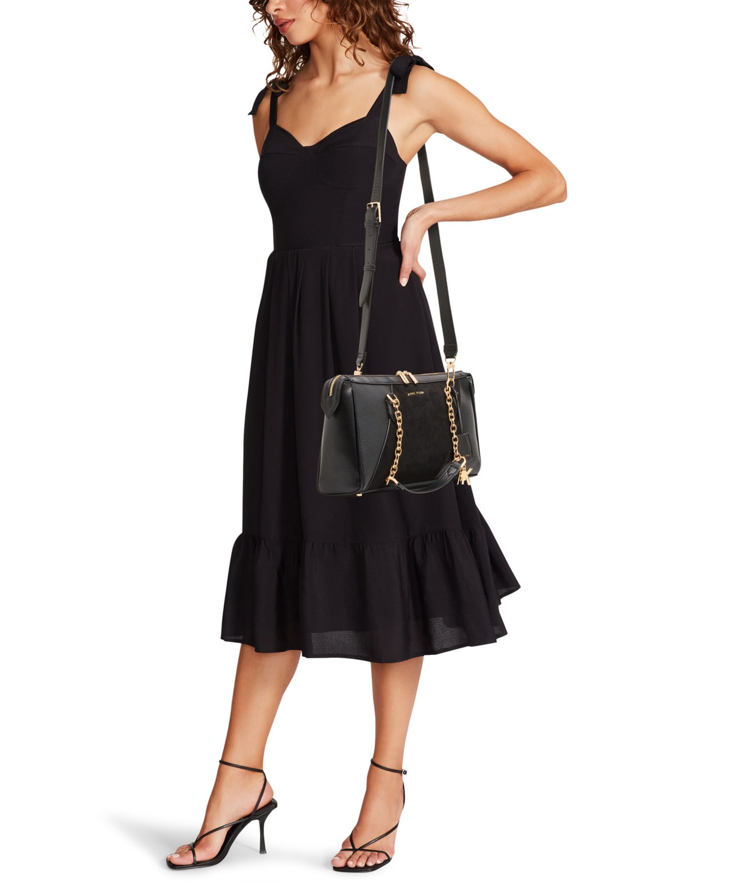 Convertible Strap Medium Satchel Handbag