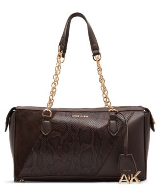 Convertible Strap Medium Satchel Handbag