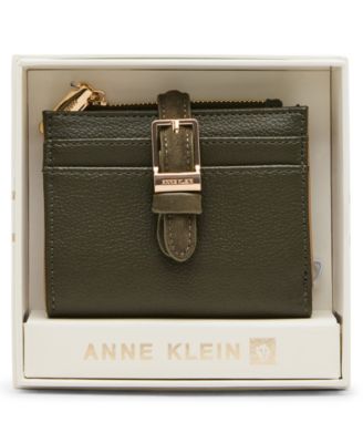 Boxed Buckled Bifold Wallet