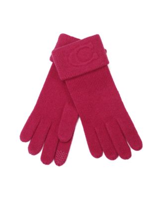 Women's Tabby C Leather Gloves