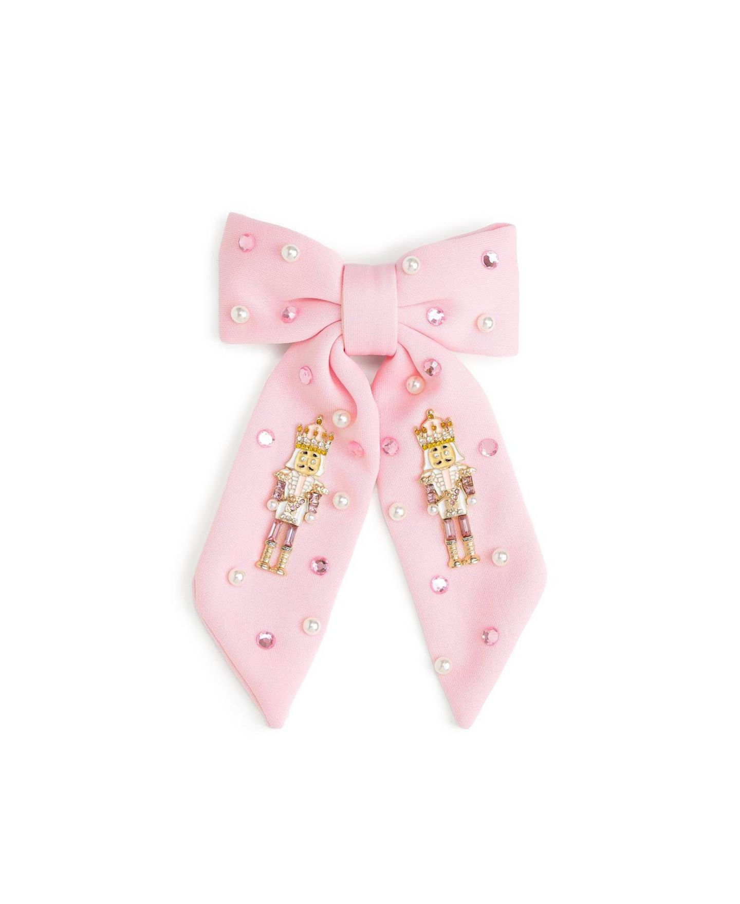 Аксессуары для волос Sweet Wink Nutcracker Christmas Gemstone Clip Hair Clip для девочек, цвет: Розовый — фото 1