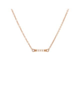 Fleur de Lis Key Bar Pendant Necklace