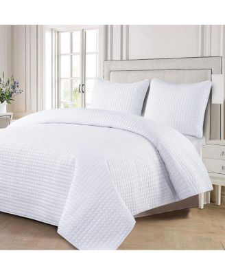 Checkered Quilts and Coverlet Set