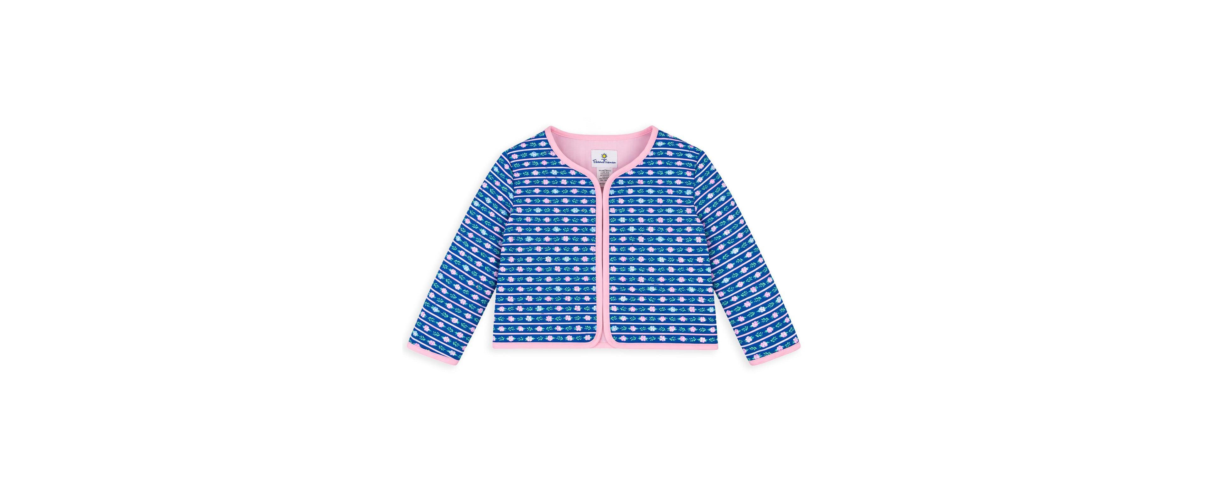 Florence Eiseman Girls' 4-6x Floral-Print Quilted Jacket