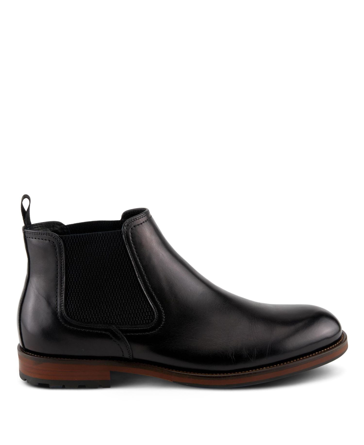 Men's Baxter Leather Rubber-Sole Chelsea Boots