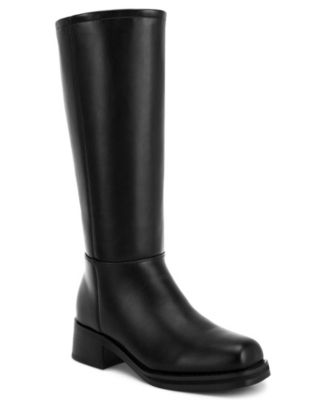 Womens Golda Knee High Block Heel Boots