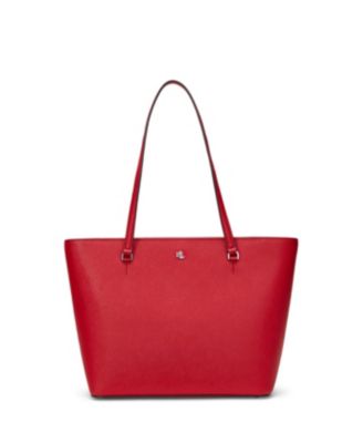 Karly Crosshatch Leather Medium Shopper Tote Bag