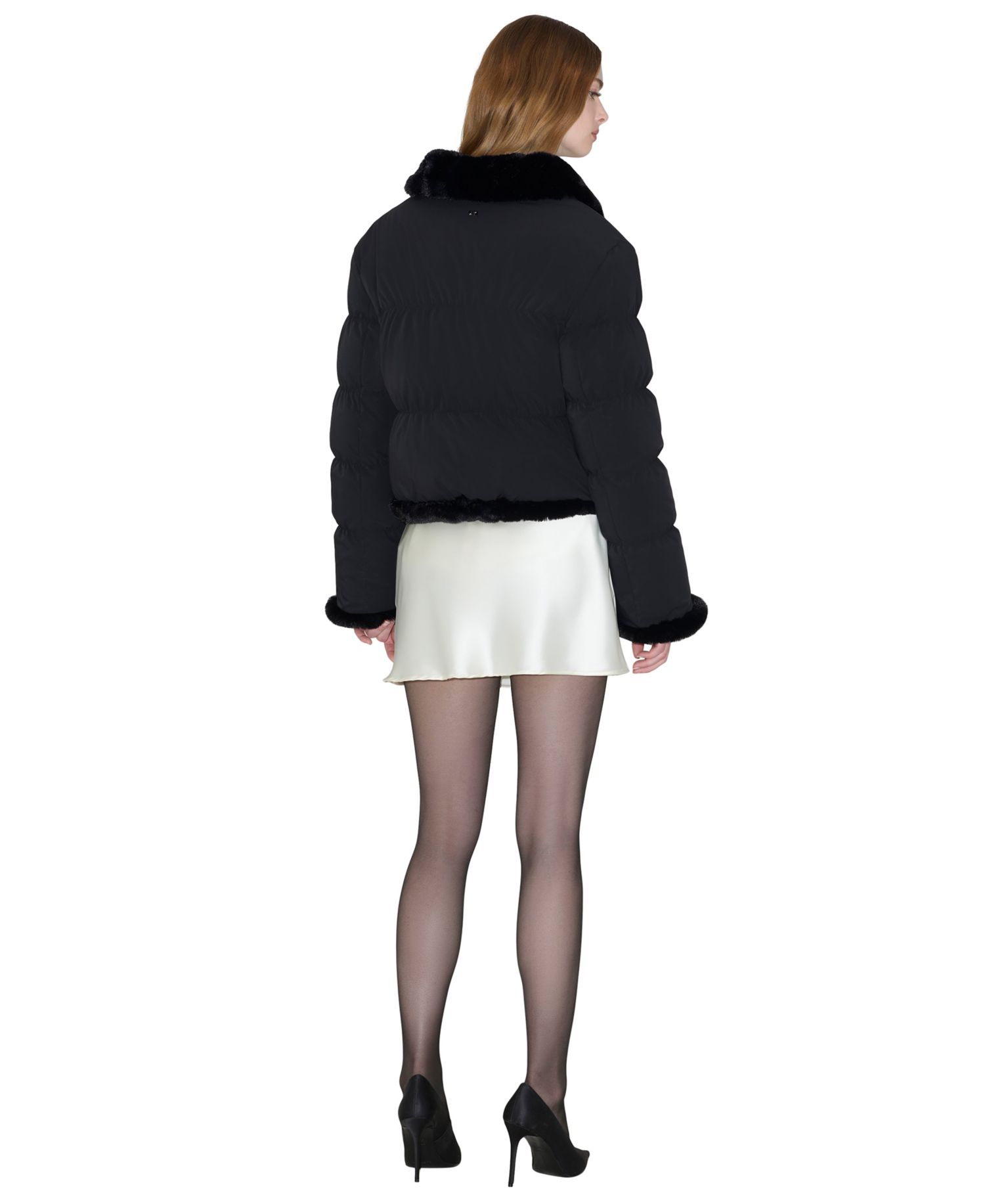 Women's Adair Reversible Faux Fur Trim Puffer Jacket