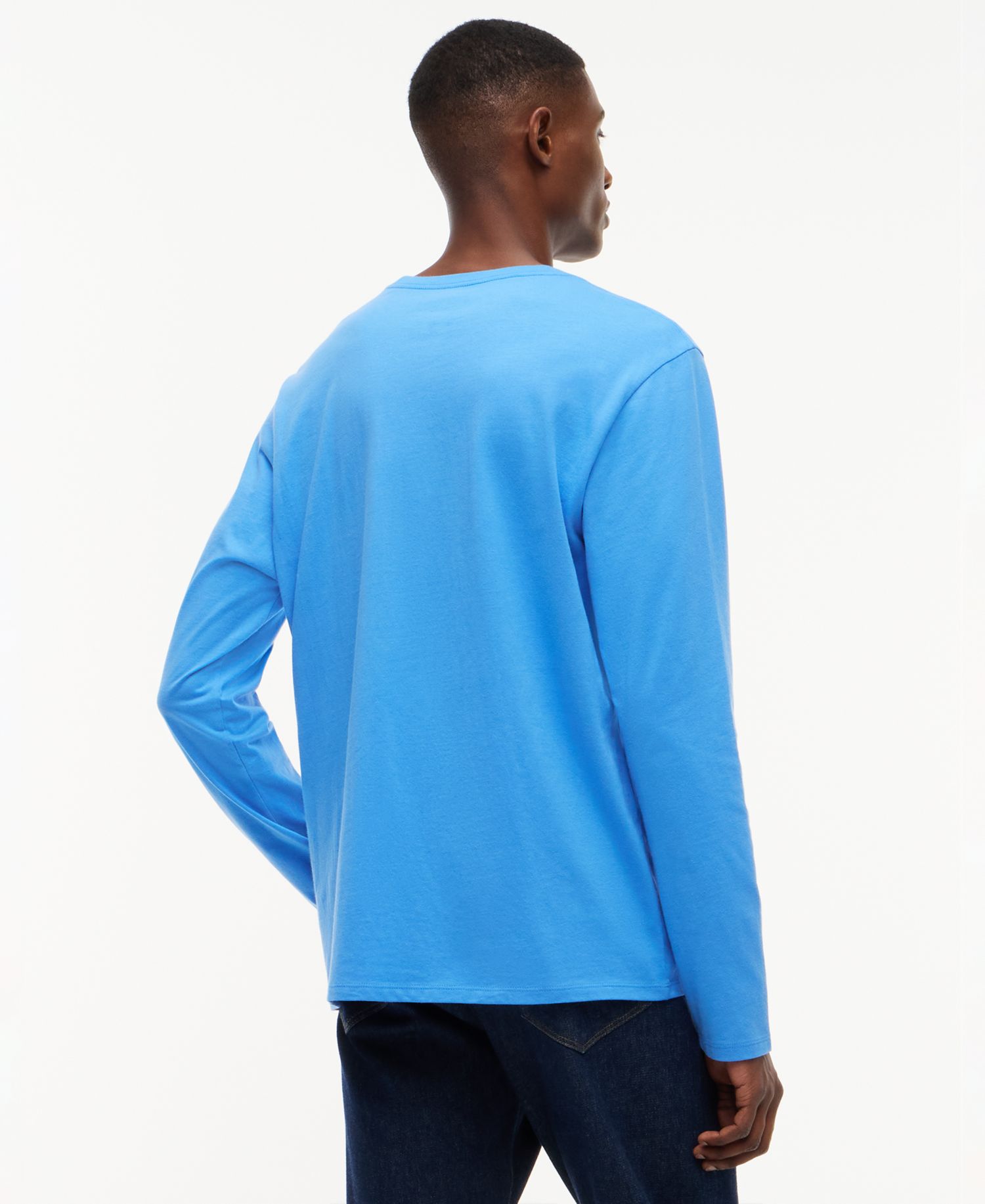 Men's Long-Sleeve Logo Crewneck T-Shirt