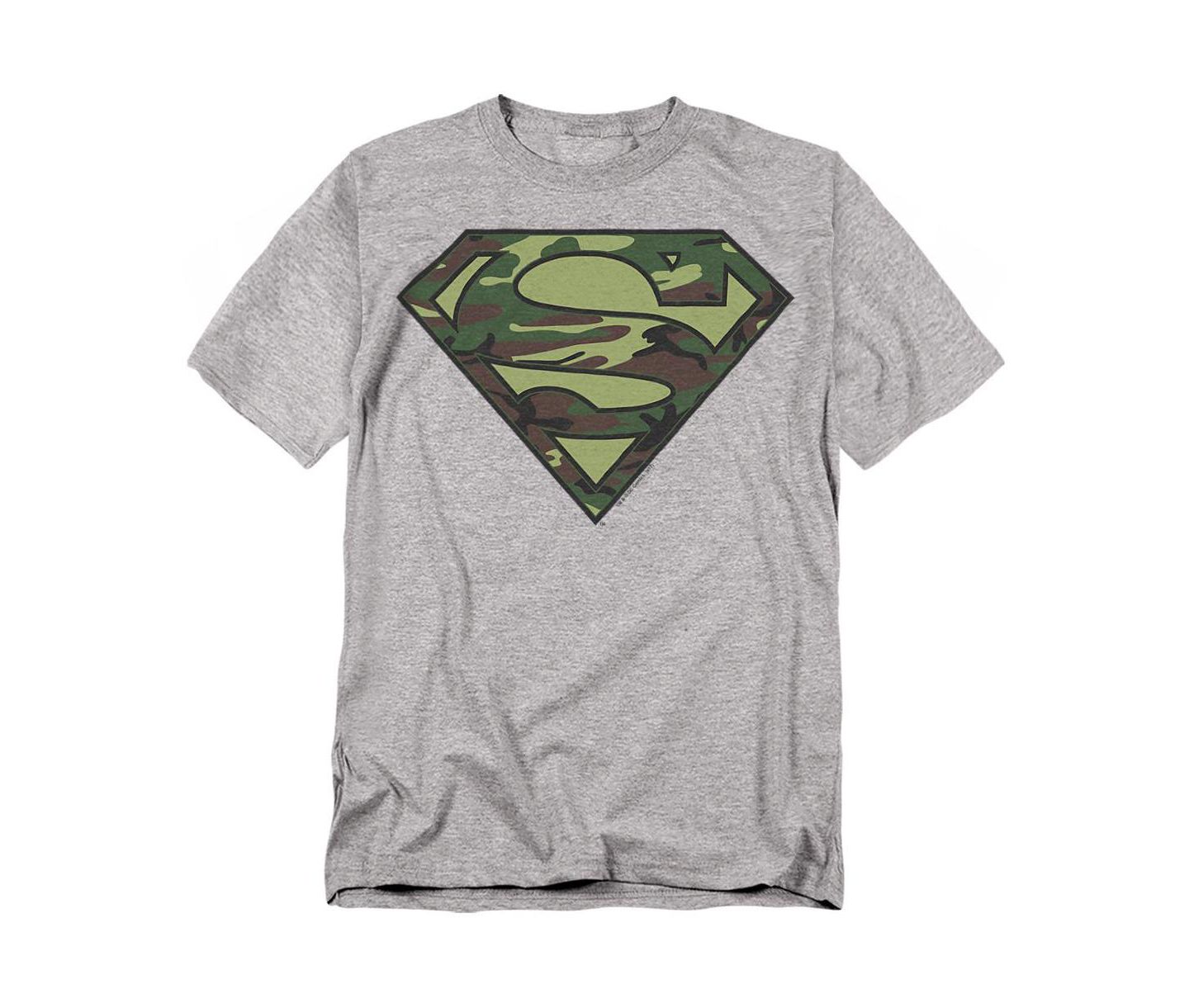Мужская футболка Superman Camo Logo, цвет: Меланжевый — фото 1