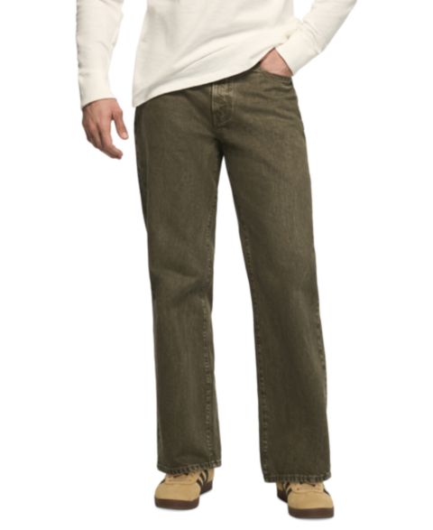 Мужские джинсы Lucky Brand 181 Relaxed-Fit Straight Mid-Rise, цвет: Шалфейный