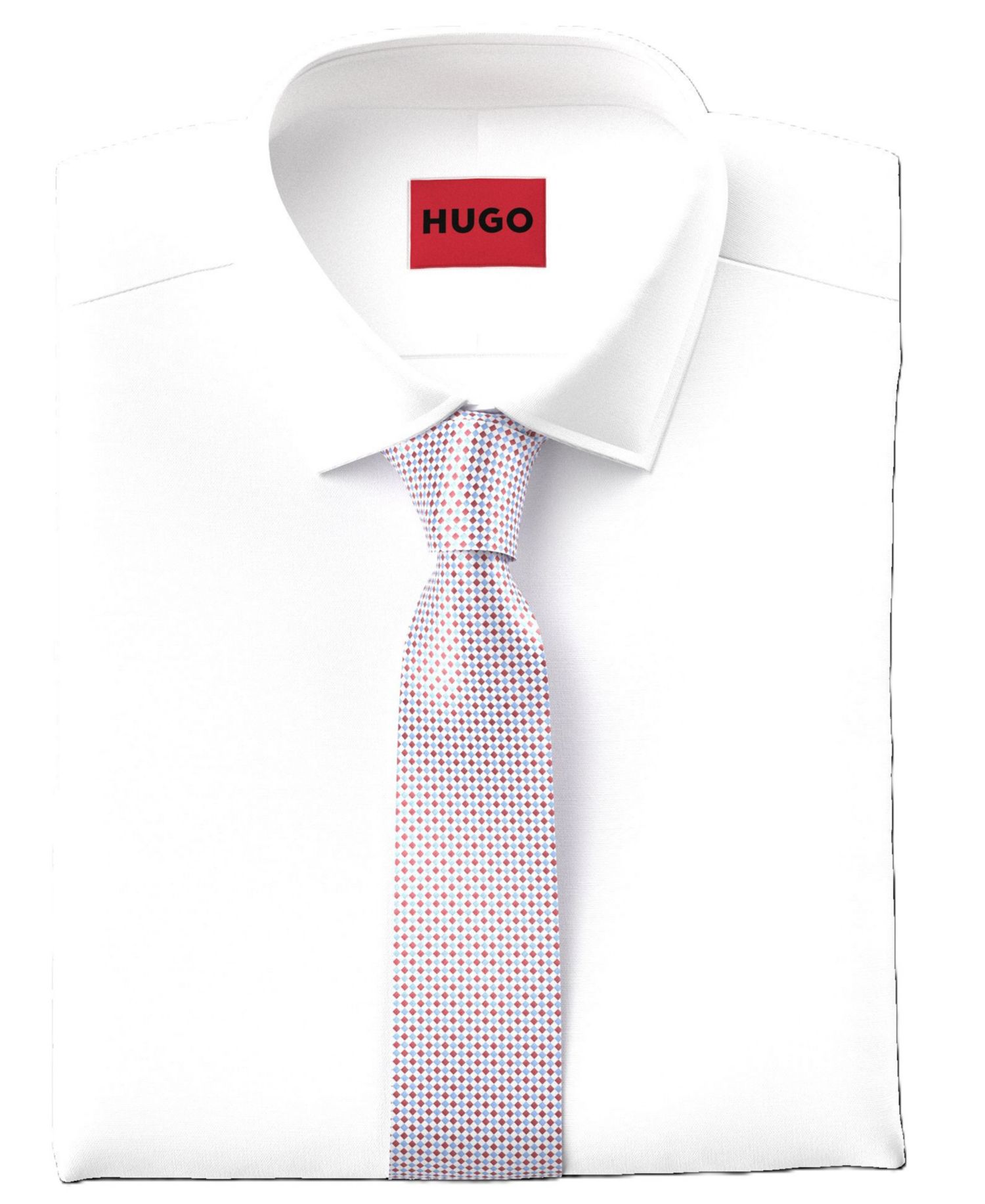 Men's Geometric Print Skinny Tie