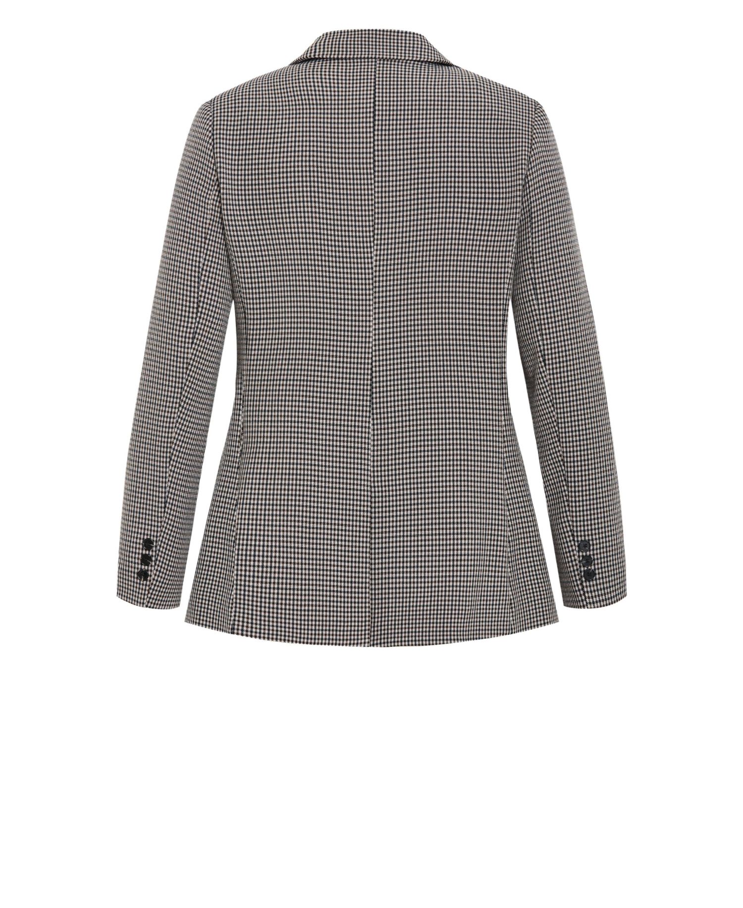 Plus Size Tiana Double-Breasted Plaid Jacket