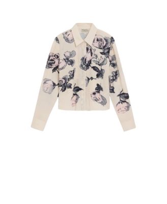 Women's floral print shirt