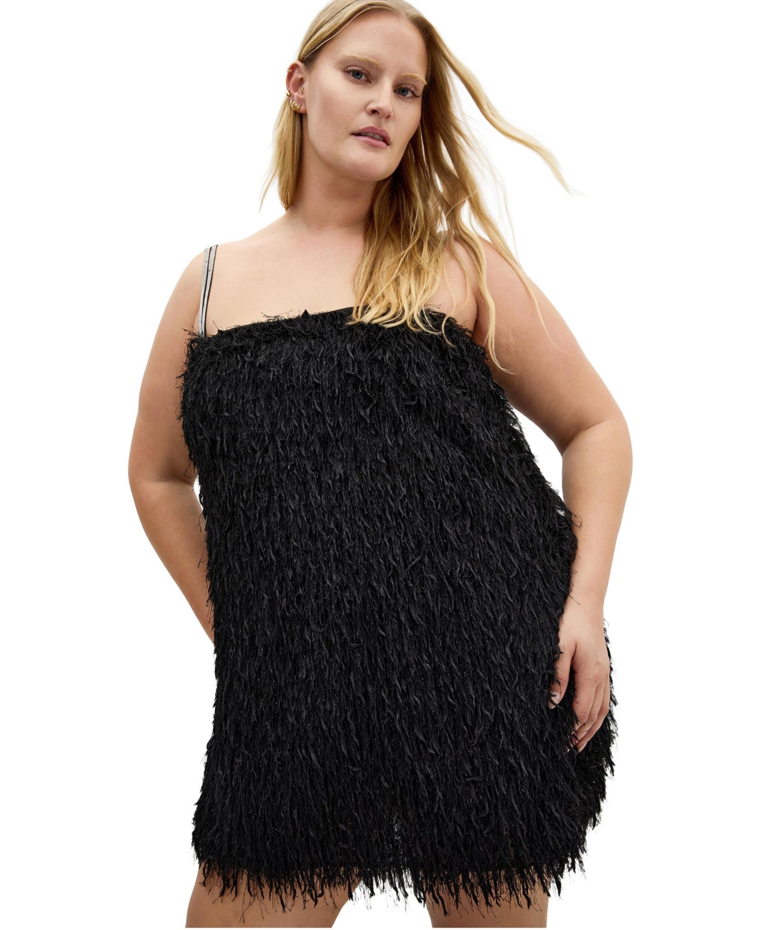 Women's Plus Size Faith Party Mini Dress