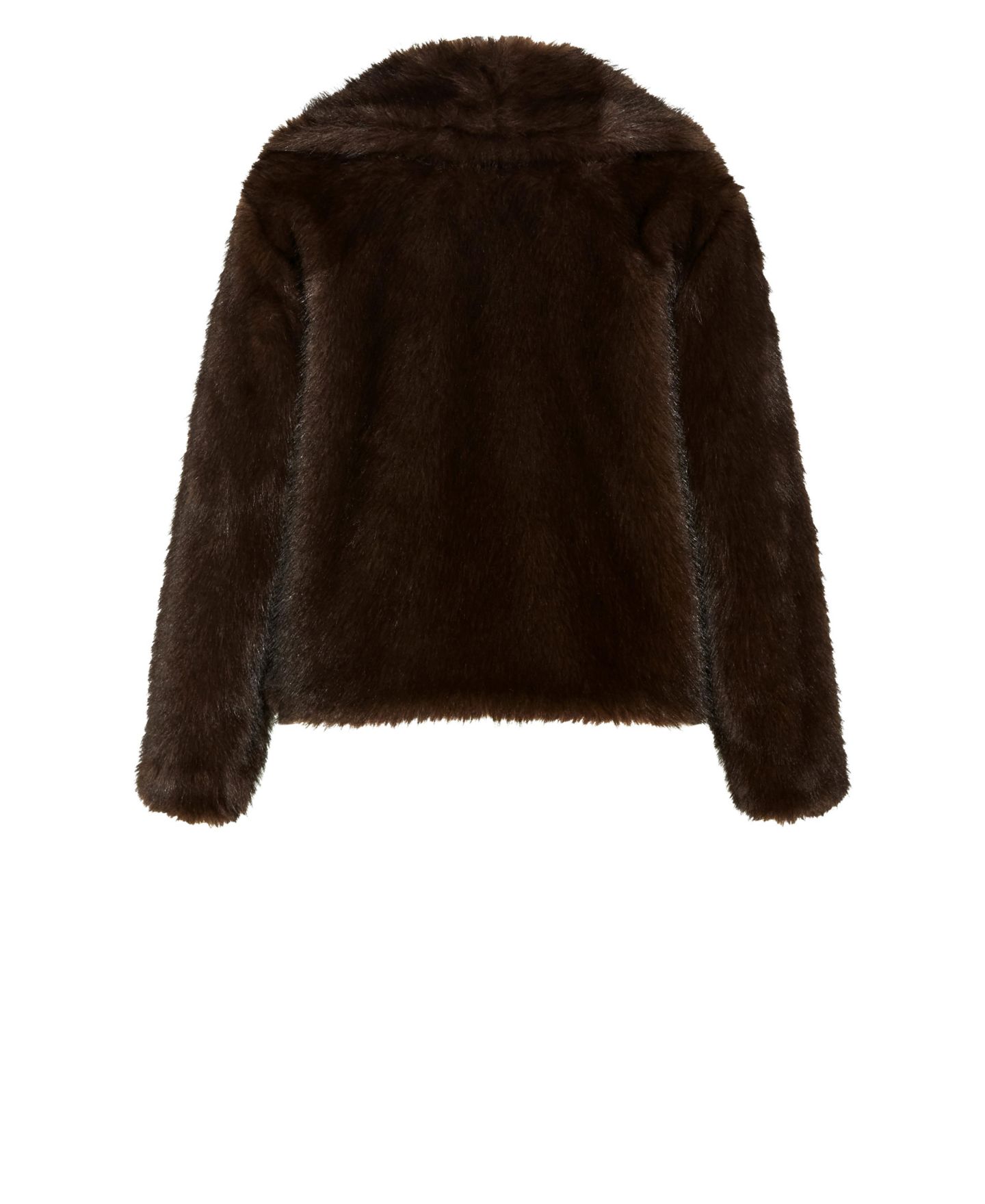Женская куртка City Chic Faith из искусственного меха, цвет: Тёмно-коричневый — фото 5