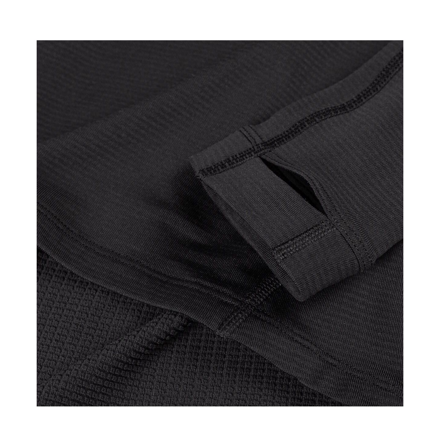 Женский топ Backcountry Pines Ultralight Crewneck Base Layer, цвет: Чёрный — фото 4