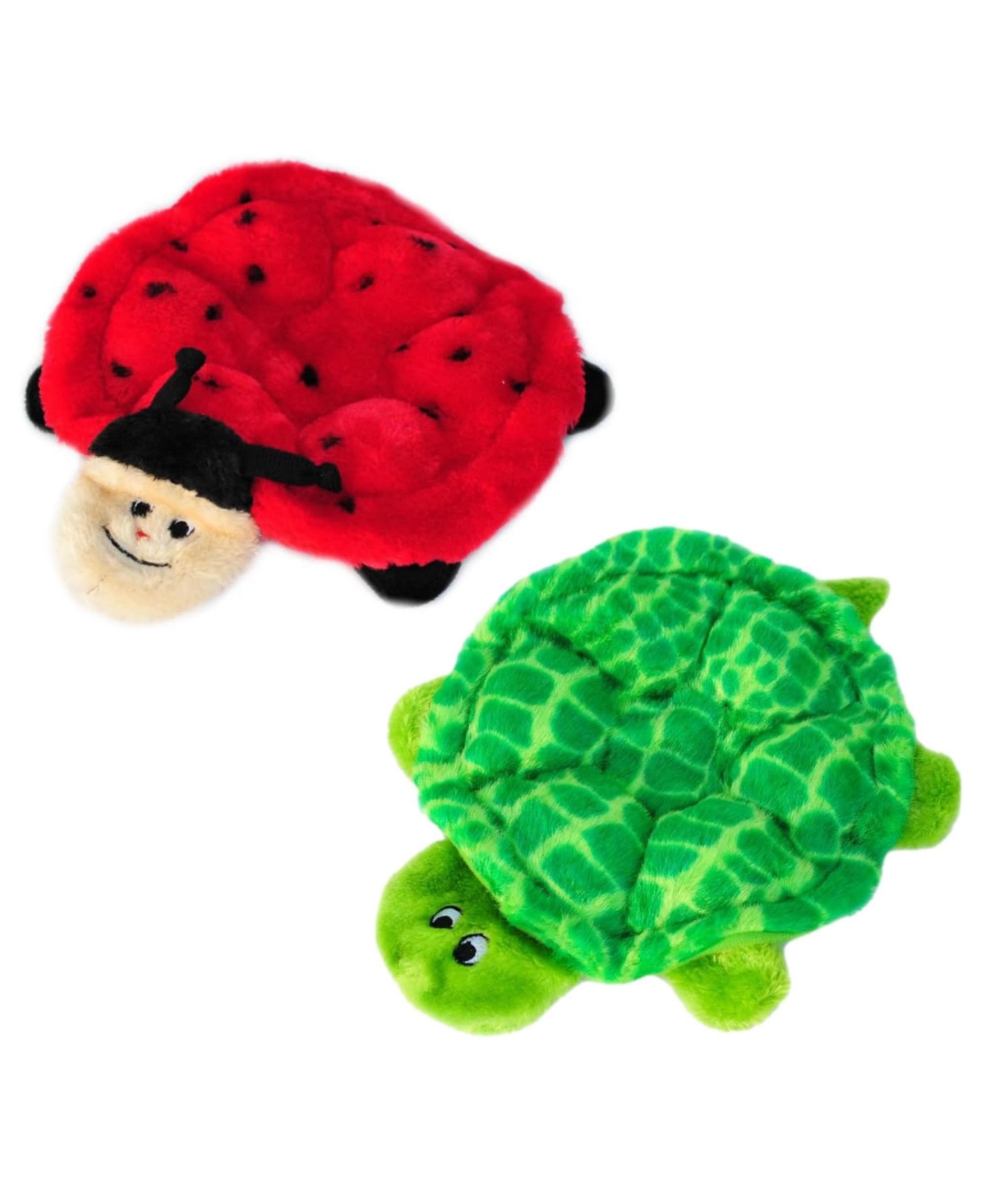 Magicorange Squeaky Dog Toys 2 Pack Flat Animal Designs For All Dogs