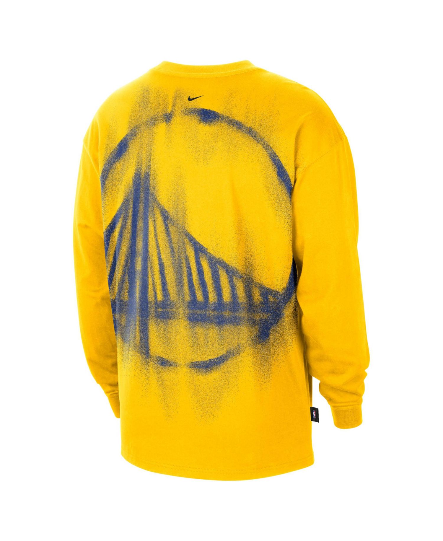 Men's Yellow Golden State Warriors 2026 Standard Issue Pre-Game Performance Long Sleeve T-Shirt