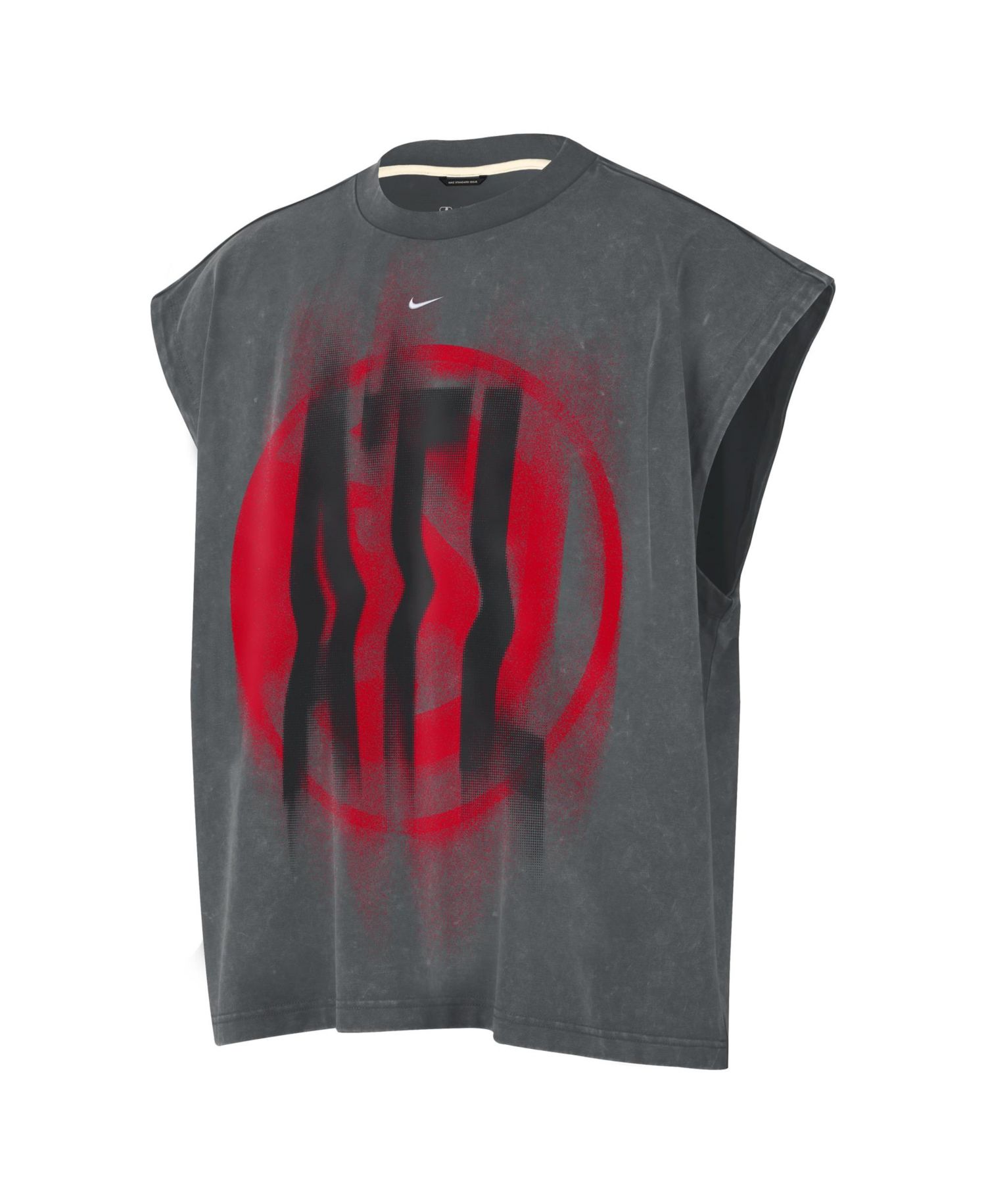 Men's Charcoal Atlanta Hawks 2026 Standard Issue Pre-Game Sleeveless Top