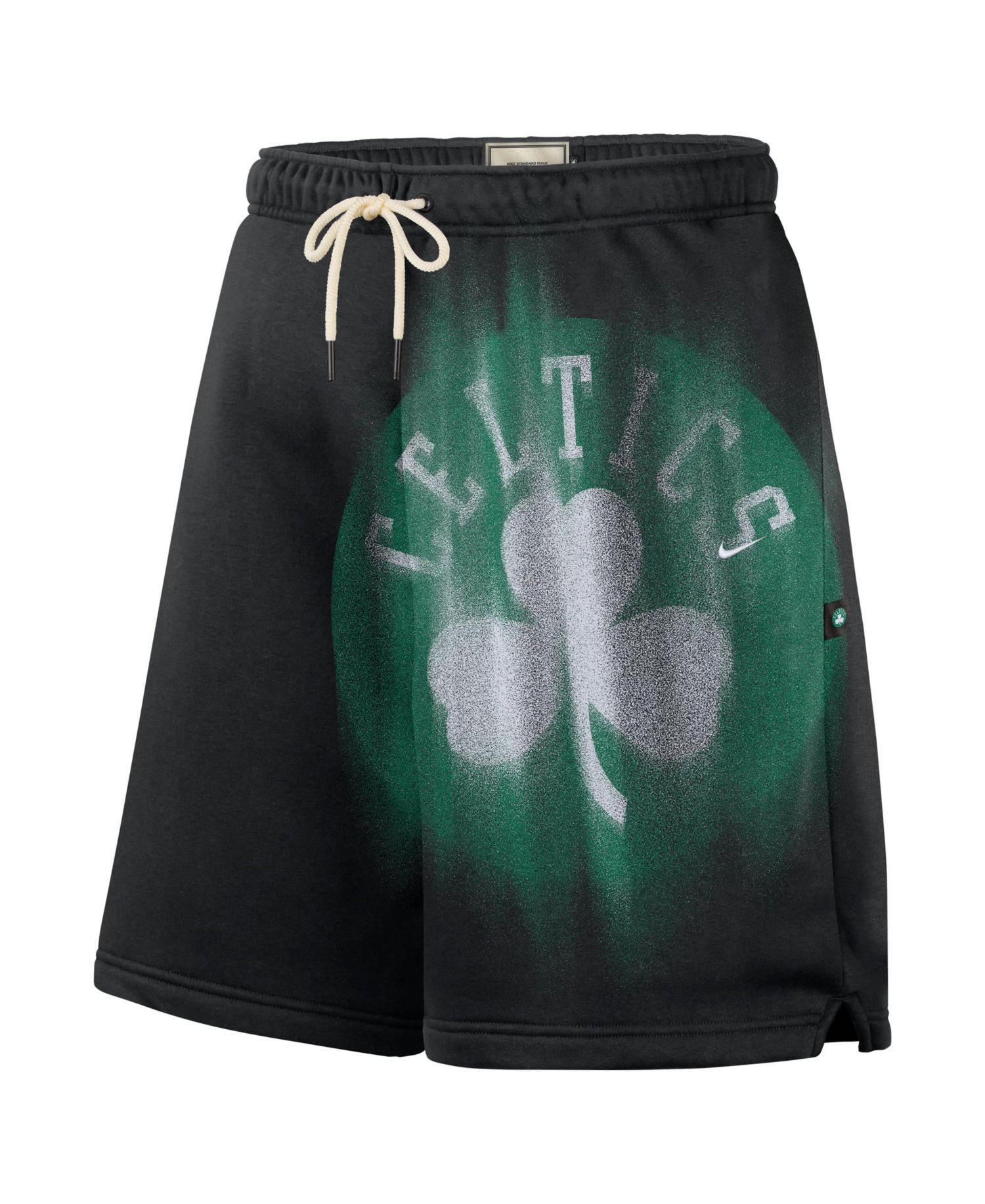 Men's Black Boston Celtics 2026 Standard Issue Practice Icon Fleece Shorts