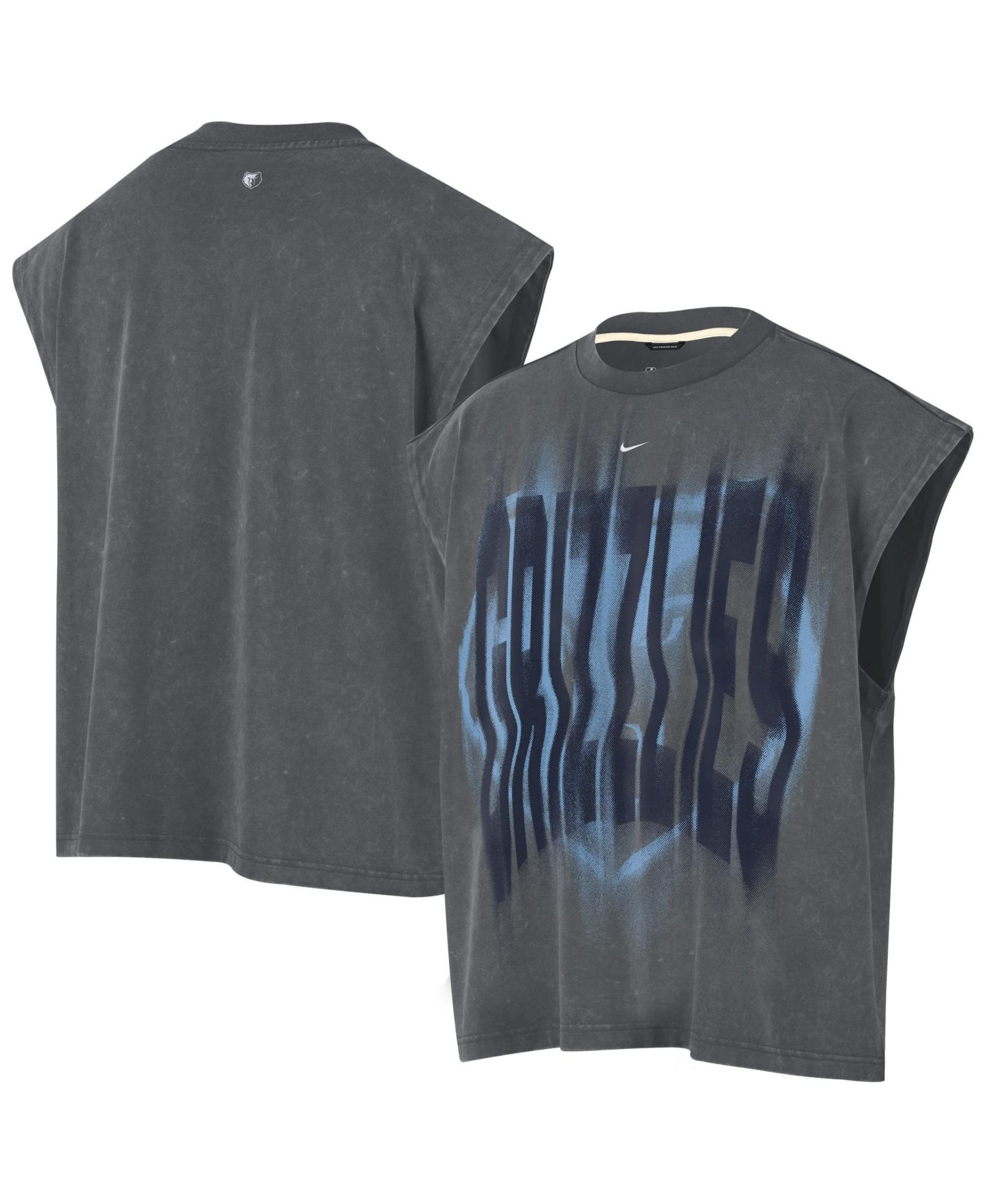 Men's Charcoal Memphis Grizzlies 2026 Standard Issue Pre-Game Sleeveless Top