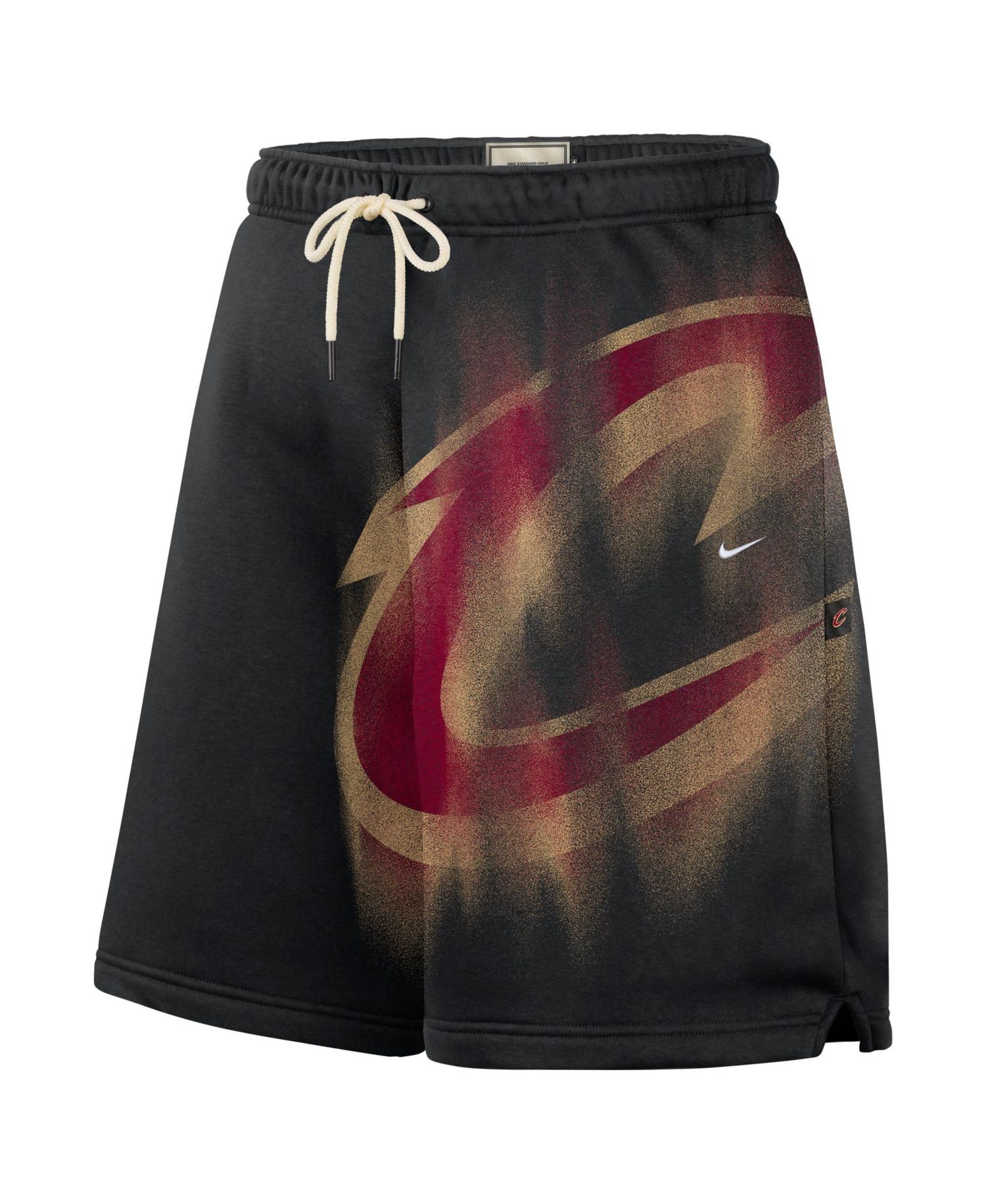 Men's Black Cleveland Cavaliers 2026 Standard Issue Practice Icon Fleece Shorts
